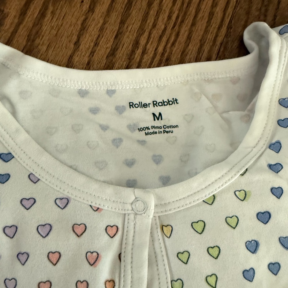 Roller Rabbit like new pajamas - disco hearts - Picture 2 of 5